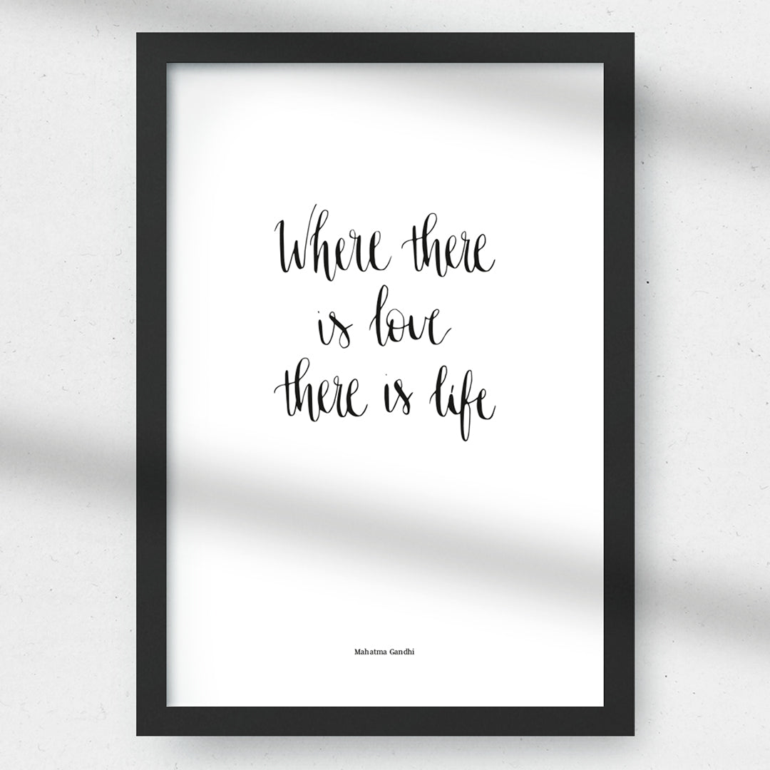 Where there is love -juliste