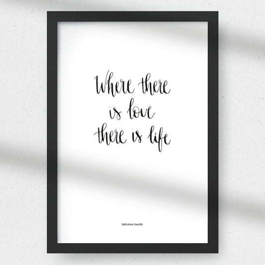 Where there is love -juliste